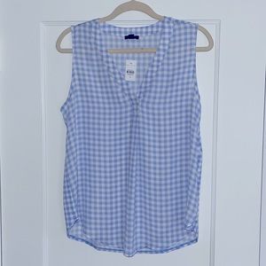 Ann Taylor Gingham Tank Size M